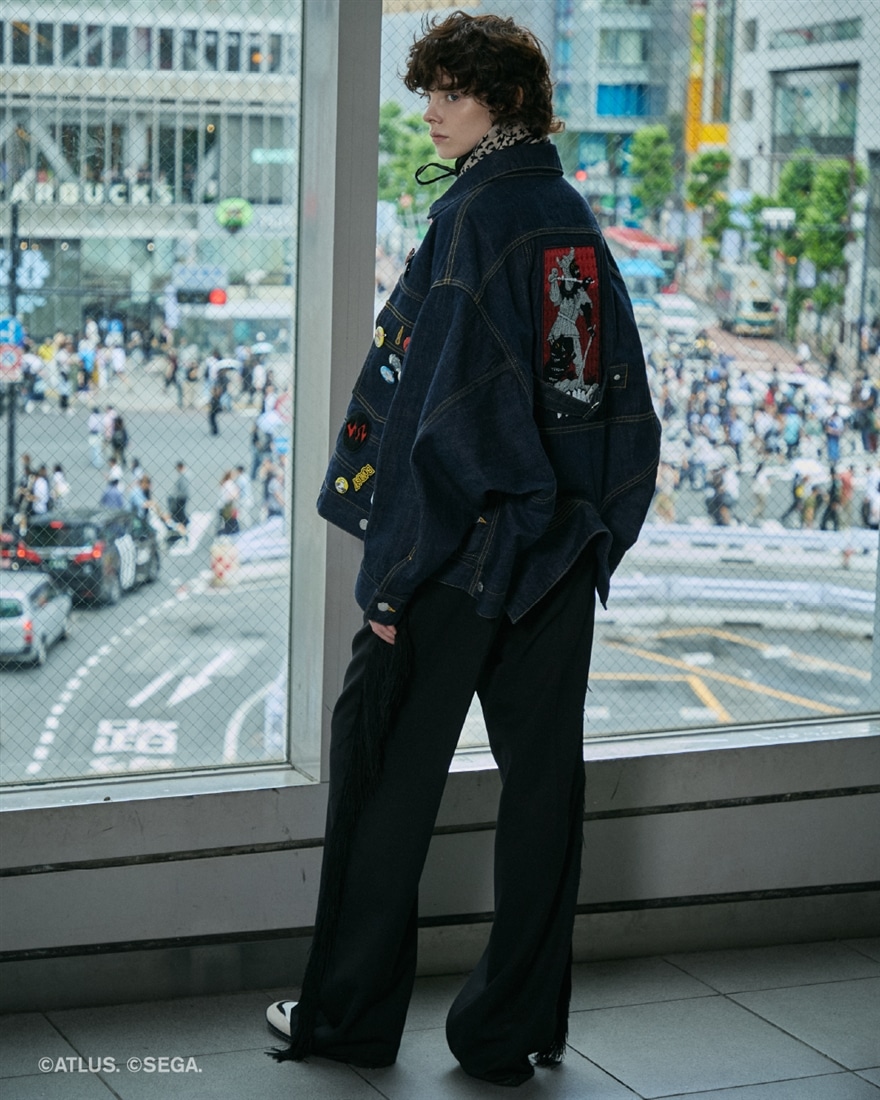 beautiful people×P5R double-end denim blouson indigo 36サイズ 36サイズ