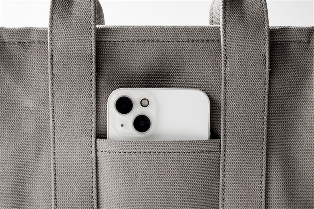 ワタナベ薫「MY LIFE IS MINE トートバッグ」<グレージュ>