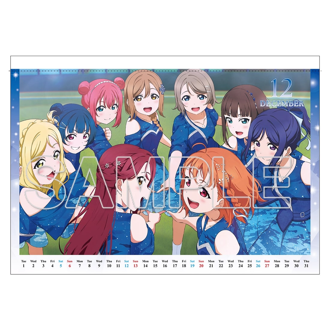 【二次受注】『ラブライブ！サンシャイン!!』 カレンダー 2026