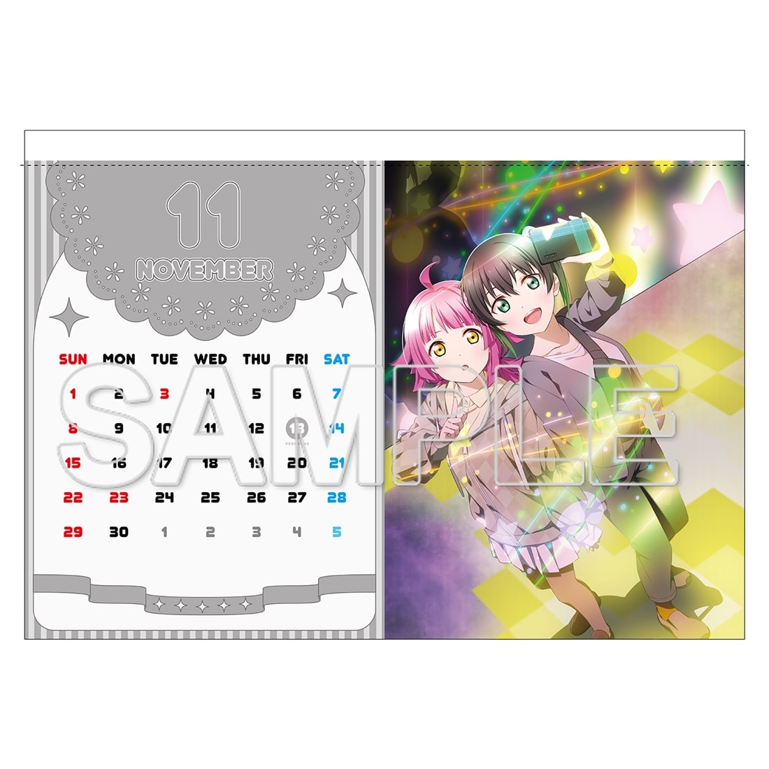 【二次受注】『ラブライブ！虹ヶ咲学園スクールアイドル同好会』 カレンダー 2026