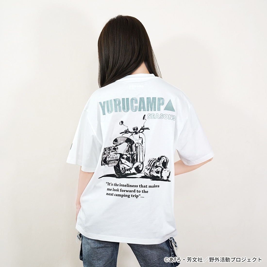 ゆるキャン△ SEASON3 Tシャツ リンバイクgraphicシリーズ M M
