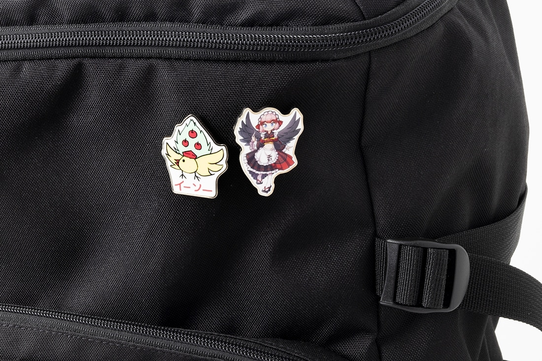 【重版出来記念】千羽黒乃 ピンバッジ4種セット［直筆サイン入りイラストカード付き］