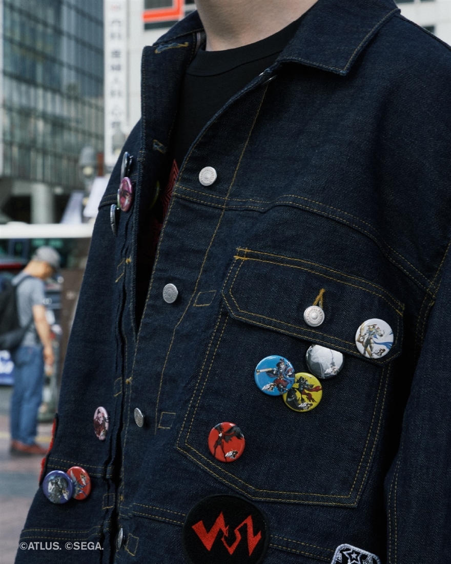 beautiful people×P5R double-end denim blouson indigo 36サイズ 36サイズ