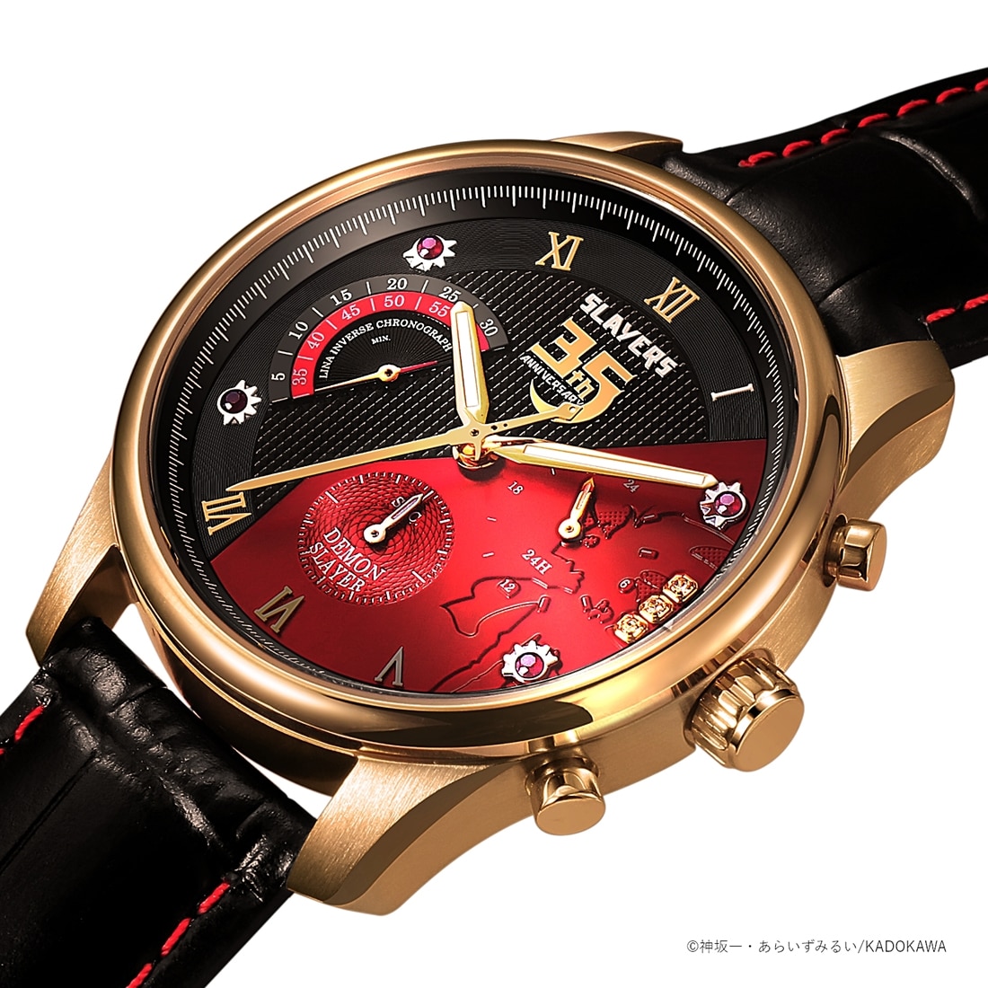 『スレイヤーズ』原作35周年記念 アニバーサリー クロノグラフ腕時計
