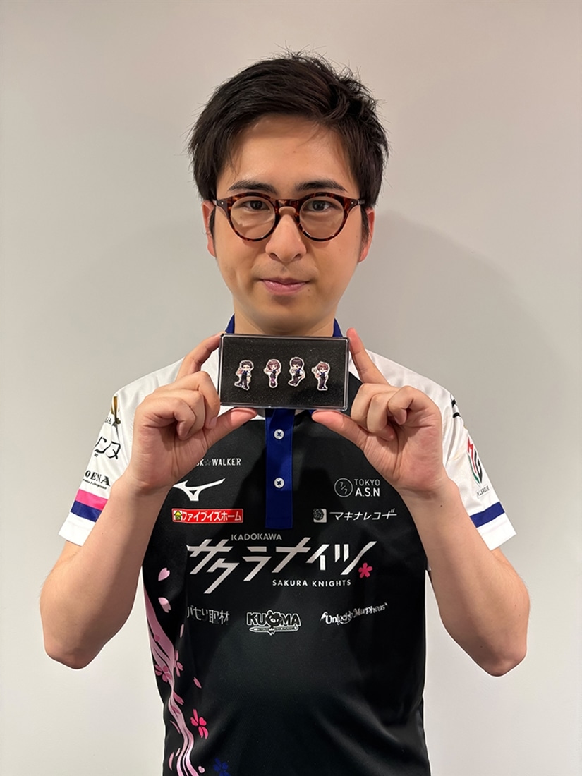 サクラナイツ　ピンバッジ　4種コンプリートセット【イラスト：ふんぼ】