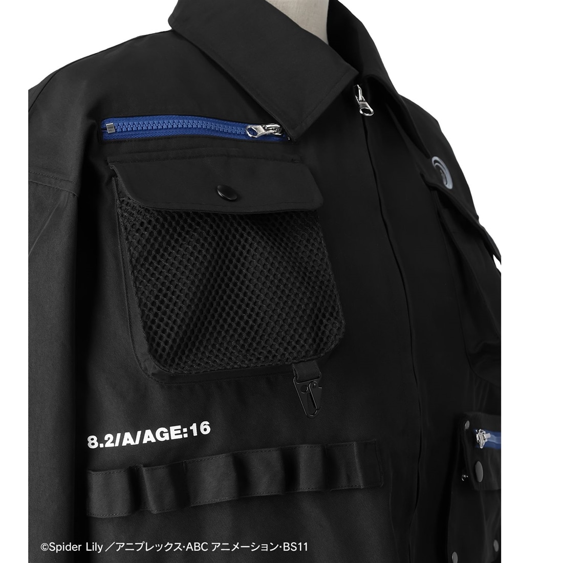 リコリス・リコイル shica-ke 井ノ上たきな タクティカルジャケットユニセックス L-XL L-XL