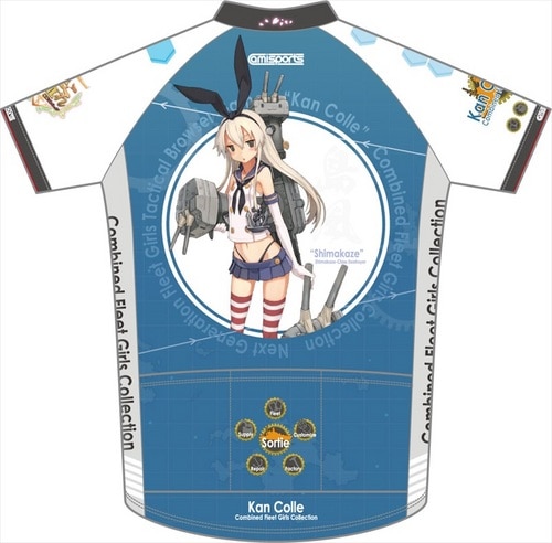 艦これ 駆逐艦 島風 サイクルジャージ 半袖S 艦隊これくしょん 島風 サイクルジャージ 半袖 S
