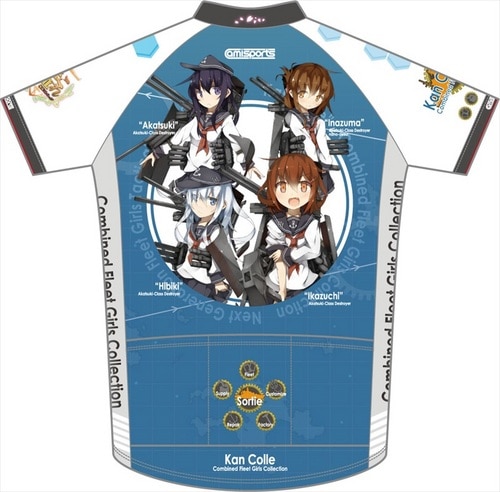 艦これ 第六駆逐隊 サイクルジャージ 半袖4XL 艦隊これくしょん 第六駆逐隊 サイクルジャージ 半袖 4XL