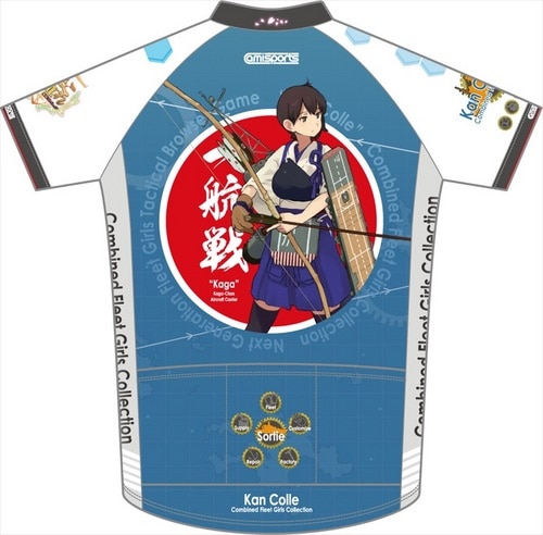 艦これ 正規空母 加賀 サイクルジャージ 半袖3XL 艦隊これくしょん 加賀 サイクルジャージ 半袖 3XL