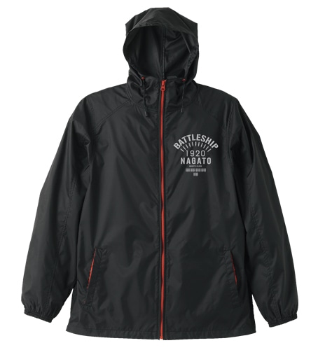 艦隊これくしょん～艦これ～長門フーデッドウインドブレーカーBLACK×RED-M BLACK×RED-M