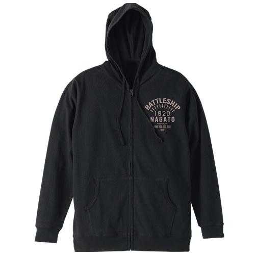艦隊これくしょん～艦これ～長門天竺パーカーBLACK-M BLACK-M