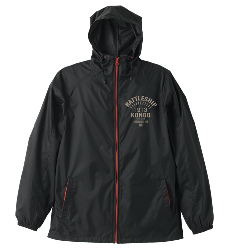 艦隊これくしょん～艦これ～金剛フーデッドウインドブレーカーBLACK×RED-L BLACK×RED-L