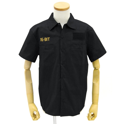 メガドライブ ワッペンベースワークシャツBLACK XL BLACK XL