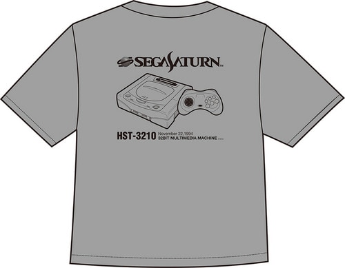 セガサターン　Ｔシャツ 【TGS2015グッズ】Ｌサイズ ※2025年11月中旬出荷分 Ｌサイズ