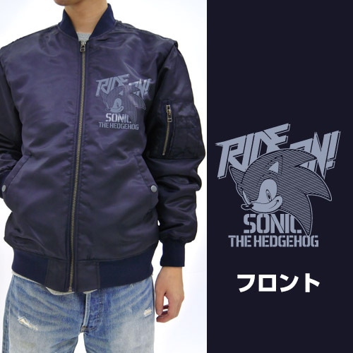 ソニックMA-1ジャケットNAVY-XL NAVY-XL