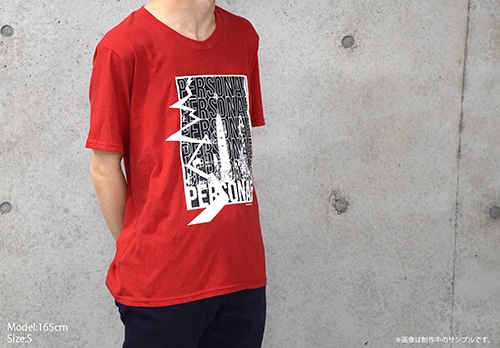 PERSONA5 the Animation 秀尽学園高校購買部 ENVYMコラボ　Tシャツ＜グラフィック＞【受注生産】 Red/Mサイズ Red/Mサイズ