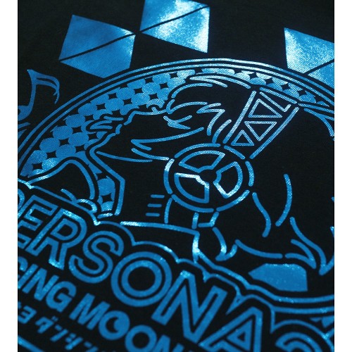 PERSONA3 DANCING MOON NIGHT 箔プリントTシャツ（ロゴ）/レディース(サイズ:M) レディース(サイズ:M)