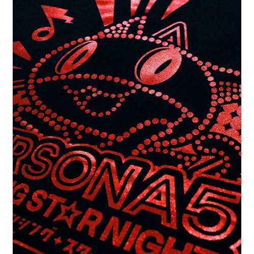 PERSONA5 DANCING STAR NIGHT 箔プリントTシャツ（ロゴ）/レディース(サイズ:M) レディース(サイズ:M)