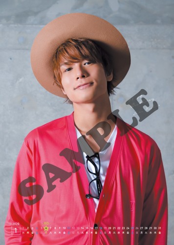 『さんたく!!!』“拓”上カレンダーセット（2019年4月始まり)