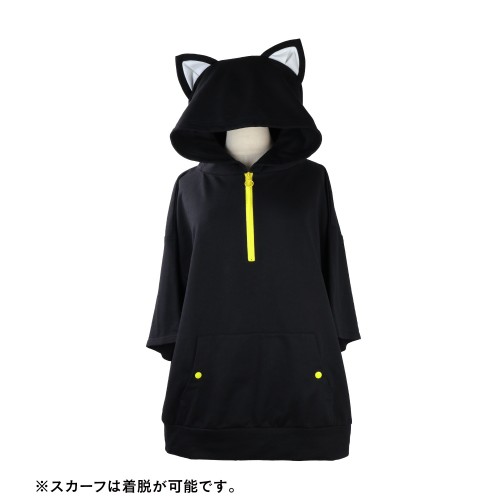 ペルソナ5 ぬいぐるみパーカー（モルガナ）ユニセックス(サイズ/Free)