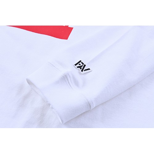 『FAV gaming』SPLIT LOGO LONG SLEEVE WHITEM M