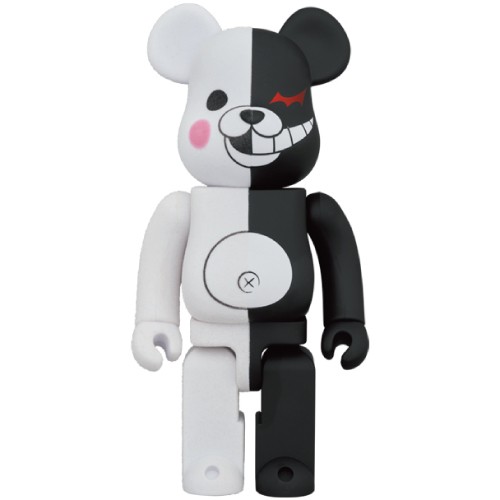 BE@RBRICK モノクマ ラバーコート＆フロッキー Ver. 100% & 400%