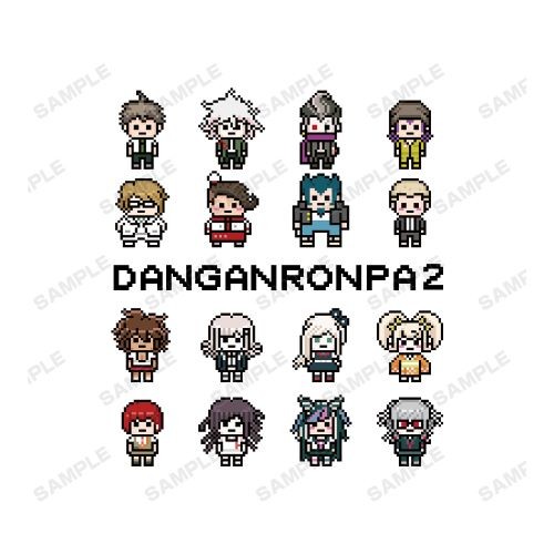 ダンガンロンパ ドット絵モチーフTシャツ ver.Bレディースサイズ/XL サイズ/XL