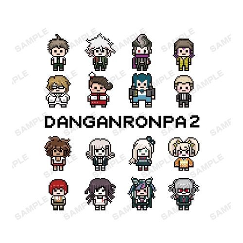 ダンガンロンパ ドット絵モチーフパーカー ver.Bメンズサイズ/L サイズ/L