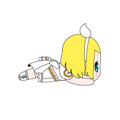 プロジェクトセカイ カラフルステージ！ feat. 初音ミク　寝そべり　ぬいぐるみ“ステージのセカイの鏡音リン”(S) ステージのセカイの鏡音リン