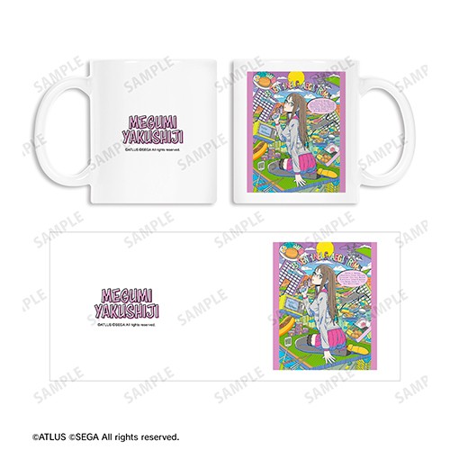 十三機兵防衛圏 薬師寺恵 ポップアート風イラスト マグカップ 薬師寺恵