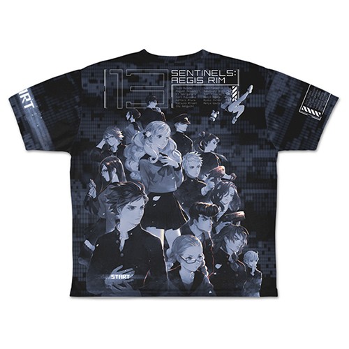 十三機兵防衛圏 両面フルグラフィックTシャツLサイズ Lサイズ