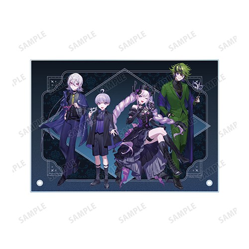 本田ロアロさんイラスト 集合 仮面舞踏会ver. A5アクリルパネル【超探偵事件簿 レインコード】 集合