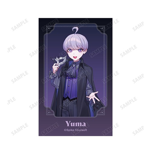 本田ロアロさんイラスト ユーマ　ココヘッド 仮面舞踏会ver. インスタントカメラ風イラストカード2枚セット【超探偵事件簿 レインコード】 ユーマ　ココヘッド