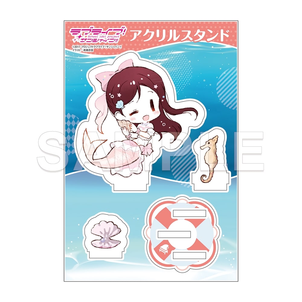 【C98限定】ラブライブ！サンシャイン!!School idol diary アクリルスタンド～9 mermaids☆～ 2年生セット