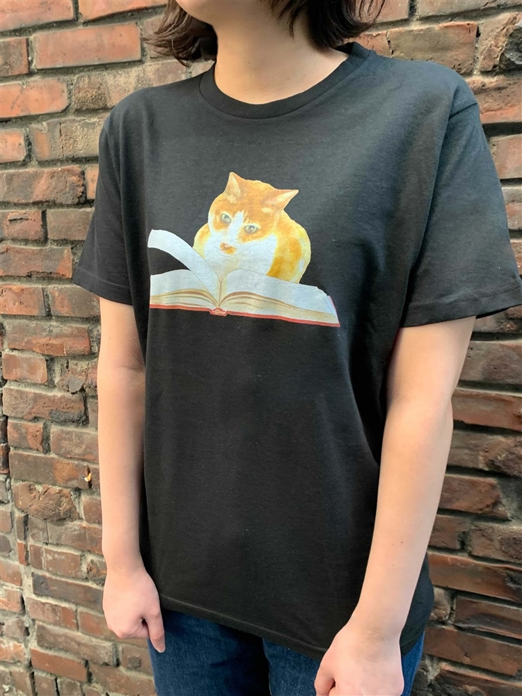 メンタリストDaiGo　猫Tシャツ　黒　ぬこさま　S