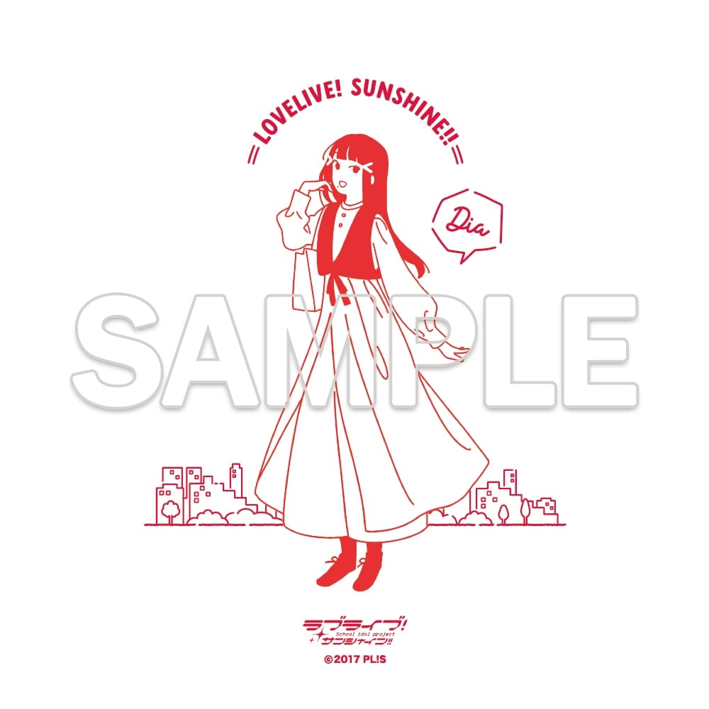 ラブライブ！サンシャイン!! お散歩は季節をまとって。 Tシャツ 黒澤ダイヤ Mサイズ