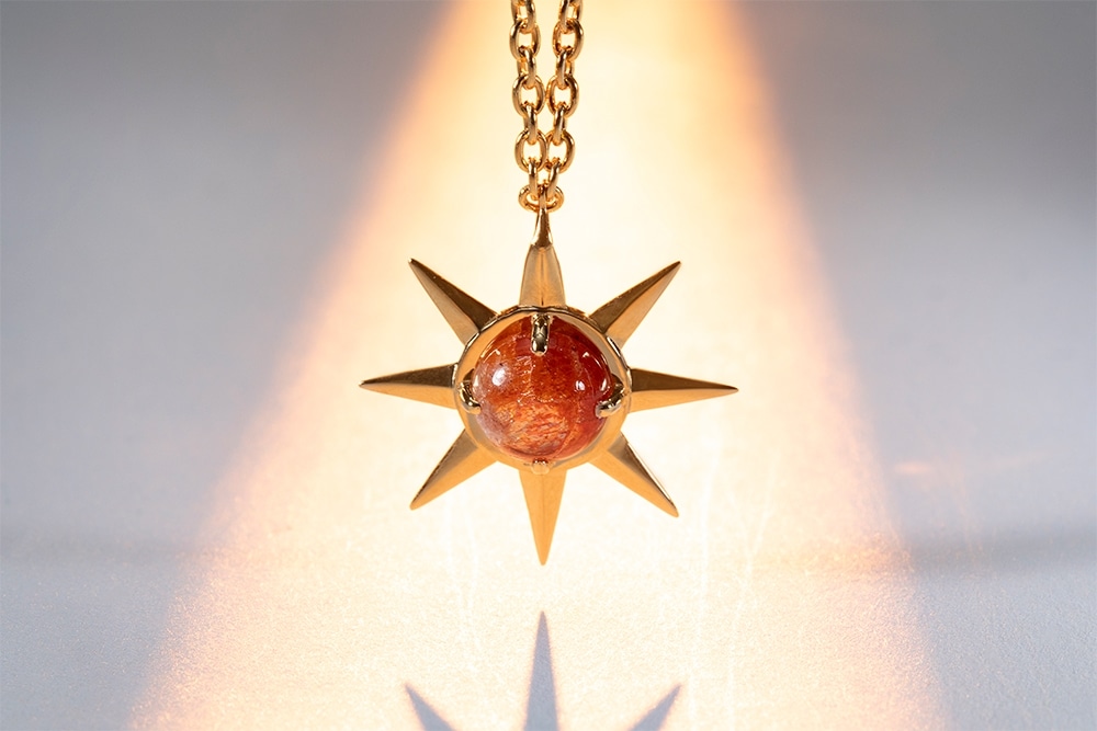 宇咲愛 twin sun pendants 双子の太陽ペンダント