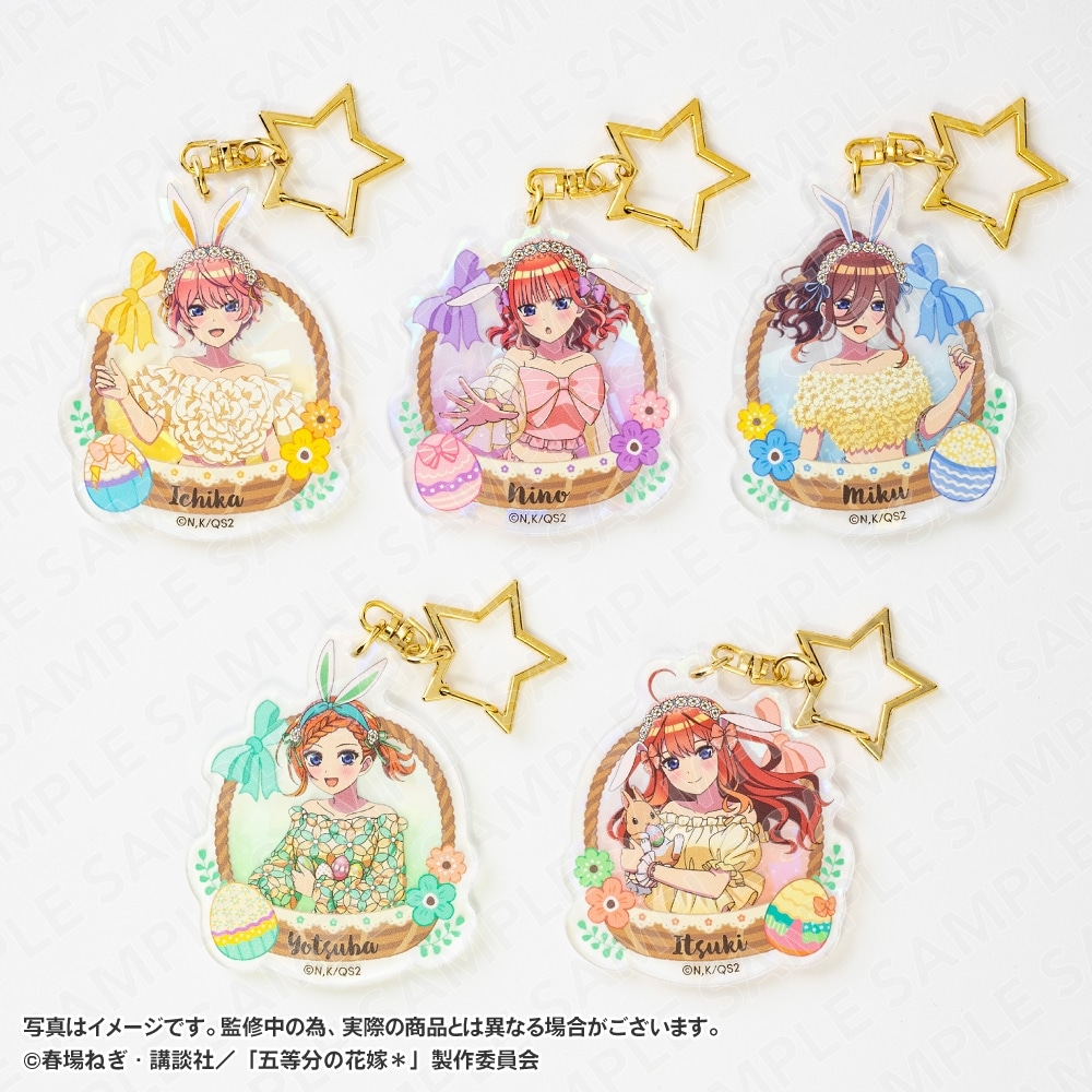 「五等分の花嫁＊」ホログラムアクキー 中野五月