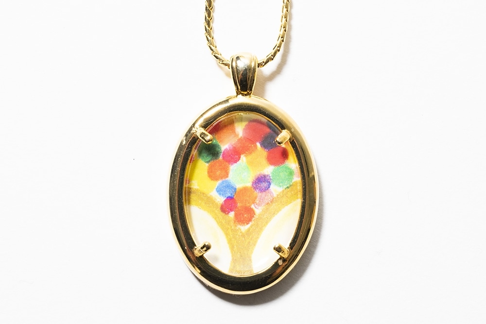 大木ゆきの　パワーアートペンダント【豊かさいっぱい】