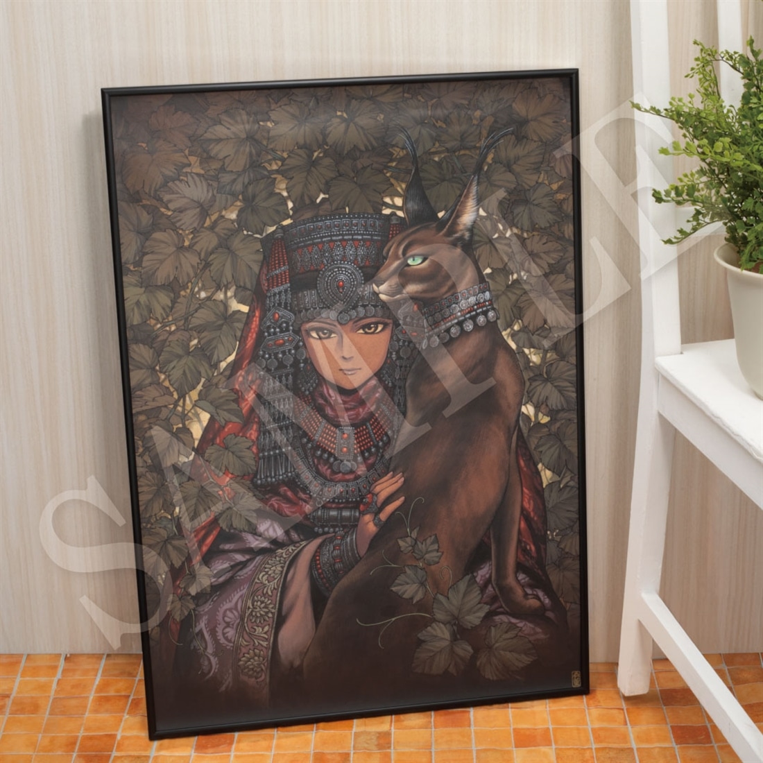 B2ポスター 森薫　カラカルと砂漠の姫