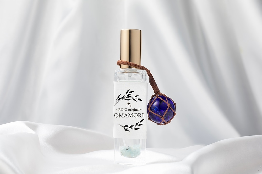 ゆーうがみさーRINOオリジナル　アロマスプレー＆キーホルダー〈OMAMORI〉