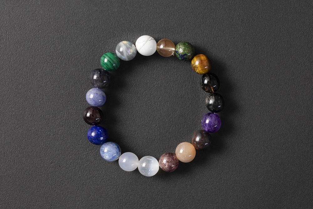 晴人　晴人石　愛の目覚め＆花めく運命　パワーストーンブレスレット2種セット17cm