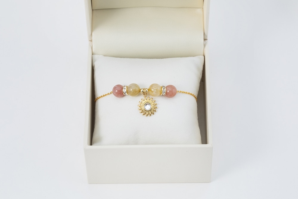 エミえみちゃん　星の導きブレスレット　月（Sサイズ）＆太陽