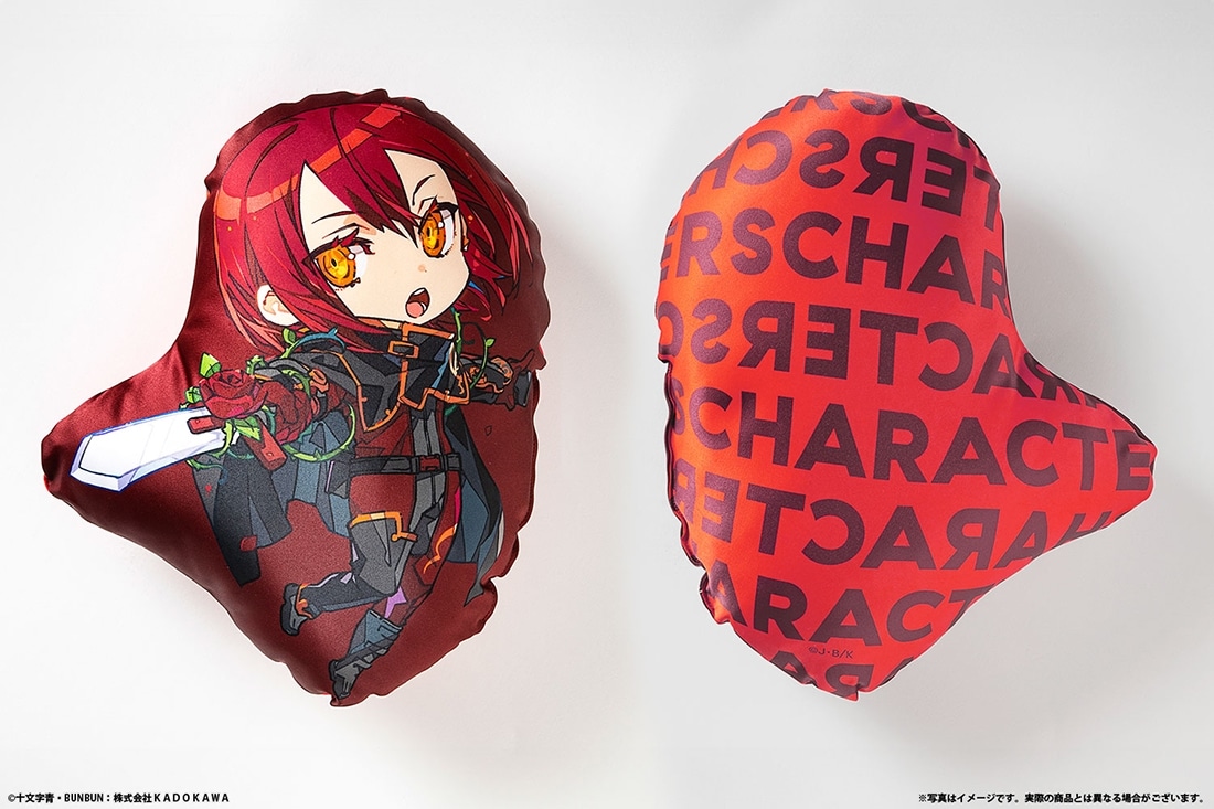 abec/BUNBUN 20th Exhibition CHARACTERS ミニキャラダイカットクッション『薔薇のマリア』マリアローズ