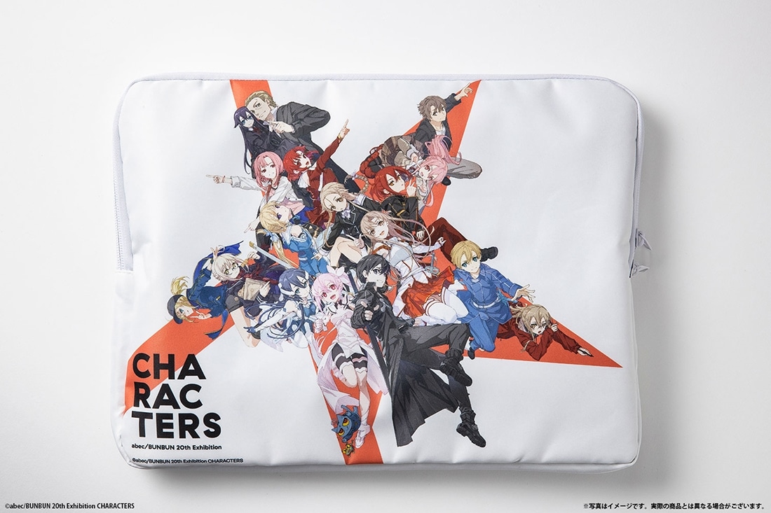 abec/BUNBUN 20th Exhibition CHARACTERS マルチケース キービジュアル