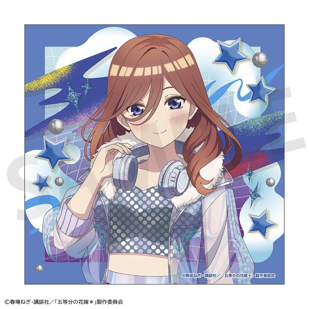 【事後通販】 「五等分の花嫁＊」マイクロファイバーハンドタオル 中野三玖