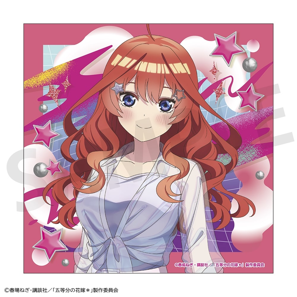 【事後通販】 「五等分の花嫁＊」マイクロファイバーハンドタオル 中野五月