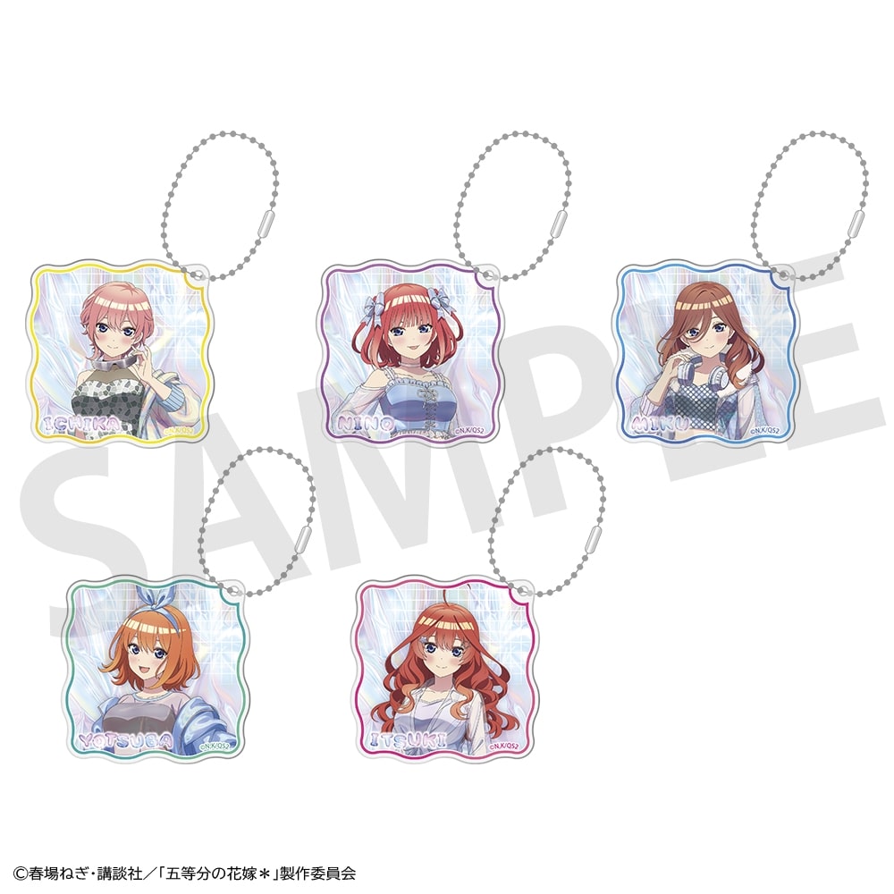 【事後通販】 「五等分の花嫁＊」キラキラアクリルキーホルダー 中野五月