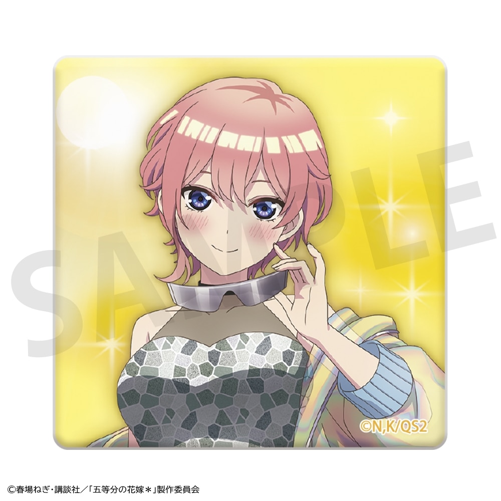 【事後通販】 「五等分の花嫁＊」スクエア缶バッジ 中野一花