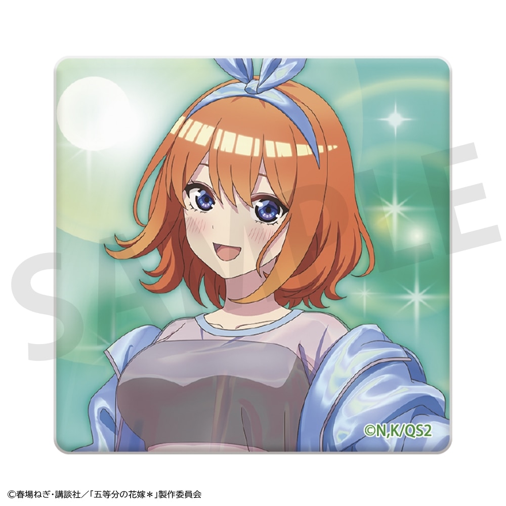 【事後通販】 「五等分の花嫁＊」スクエア缶バッジ 中野四葉